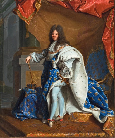 Louis XIV, 1701 (Hyancinthe Rigaud) (1659-1743) Montreal Museum of Fine Arts, Quebec, 2017.51